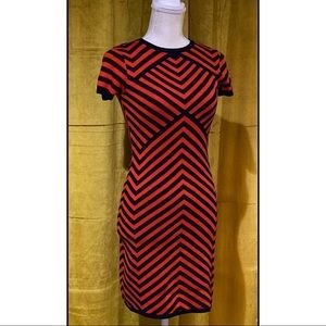 Cremieux Knit Chevron Dress